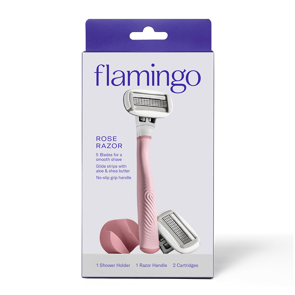 Flamingo Women's Razor: Starter Kit (GMA)