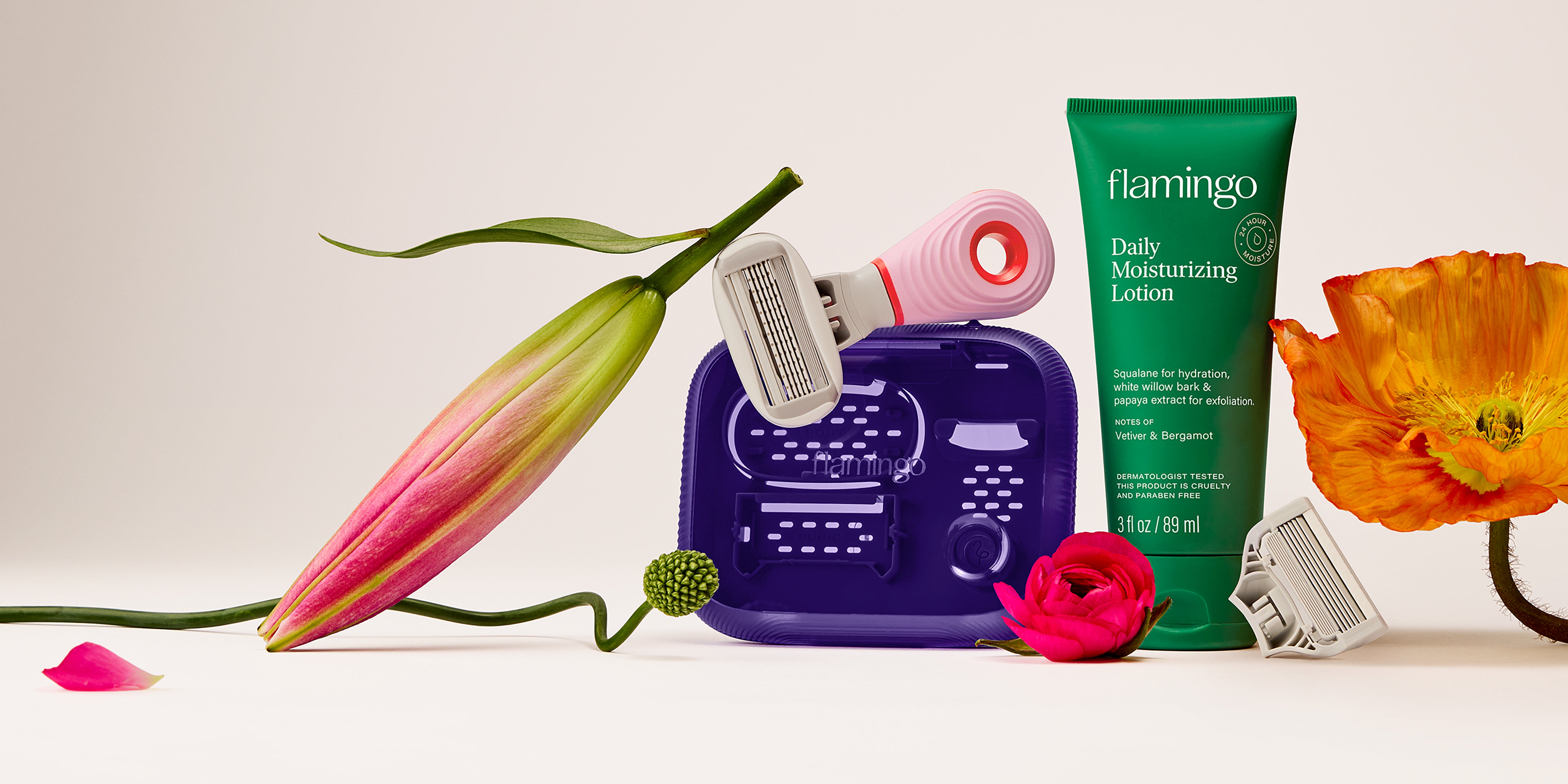 Flamingo's スキンケア一式 Flamingo | Women's Razors, Hair Removal & Body Care