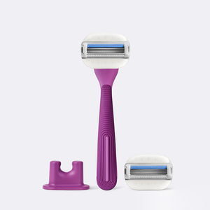 Moisture Plus Razor, Shower Holder and blade in the color Fig.