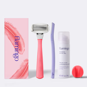 Flamingo Pink Shave & Dermaplane Starter Set