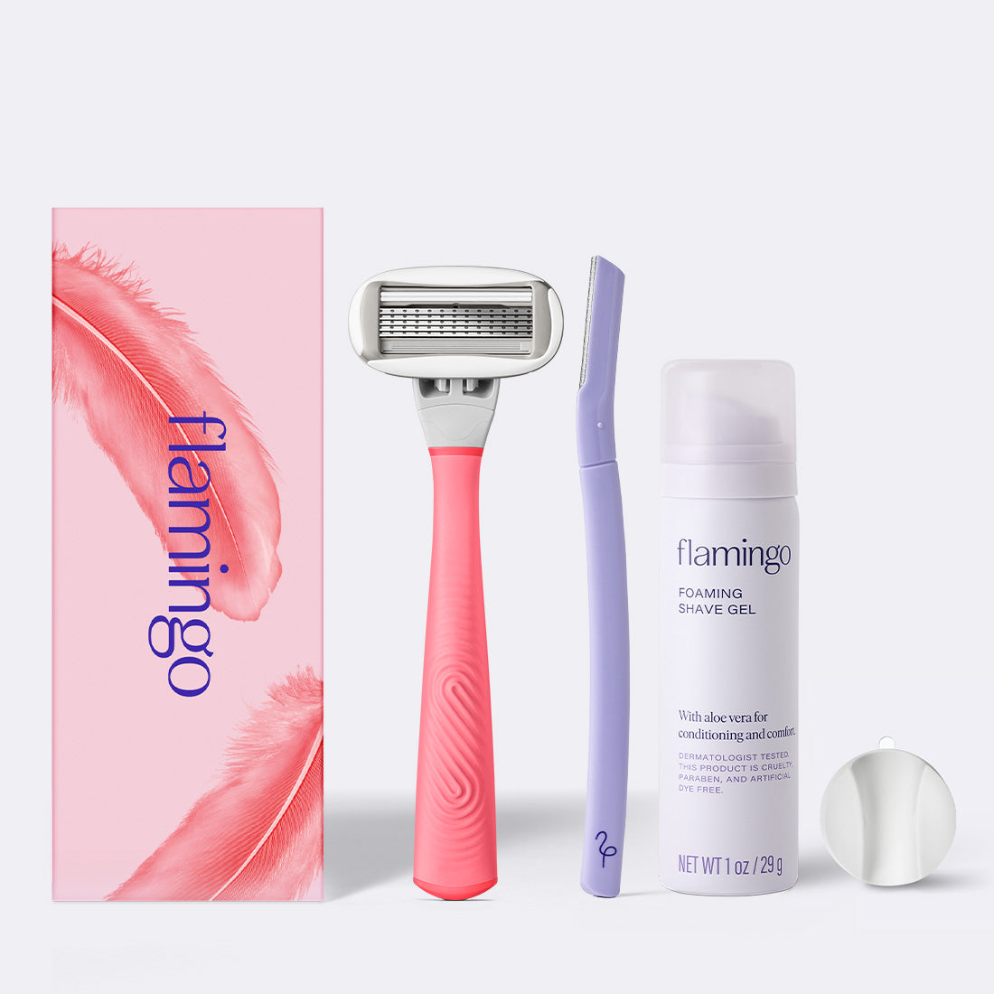 Flamingo Pink Shave & Dermaplane Starter Set