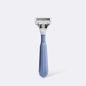 Flamingo Pubic Razor in blue.