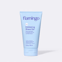Pubic Exfoliating Shave Gel on a white background.