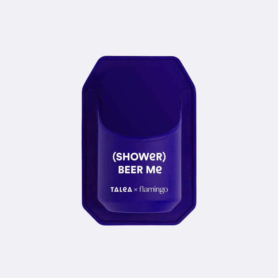 Dark purple shower beer holder