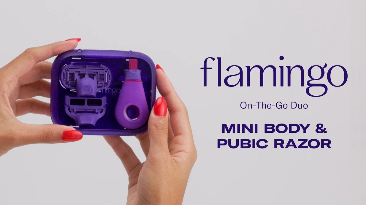 How to Use the Mini Body & Pubic Travel Razor – Flamingo
