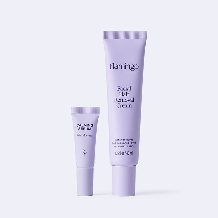 Facial Hair Removal Cream for a Smooth Skin Flamingo