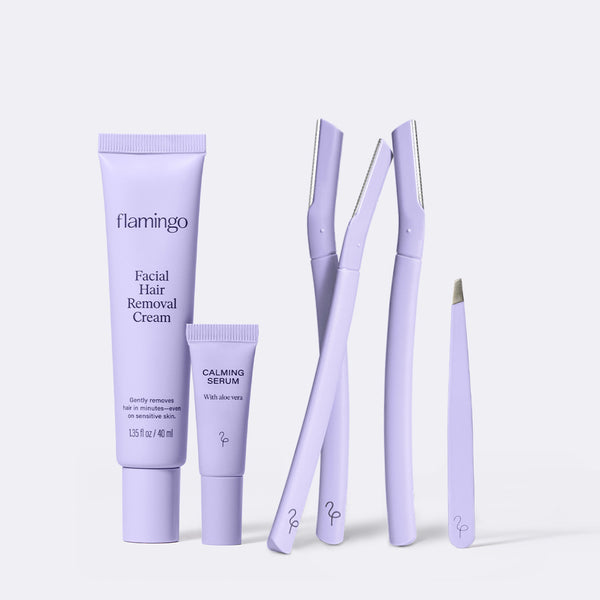 Full Face Trio - Exfoliate, Remove Hair & Perfect Brows