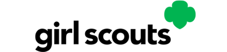 Girl Scouts of America Logo with green clover mark