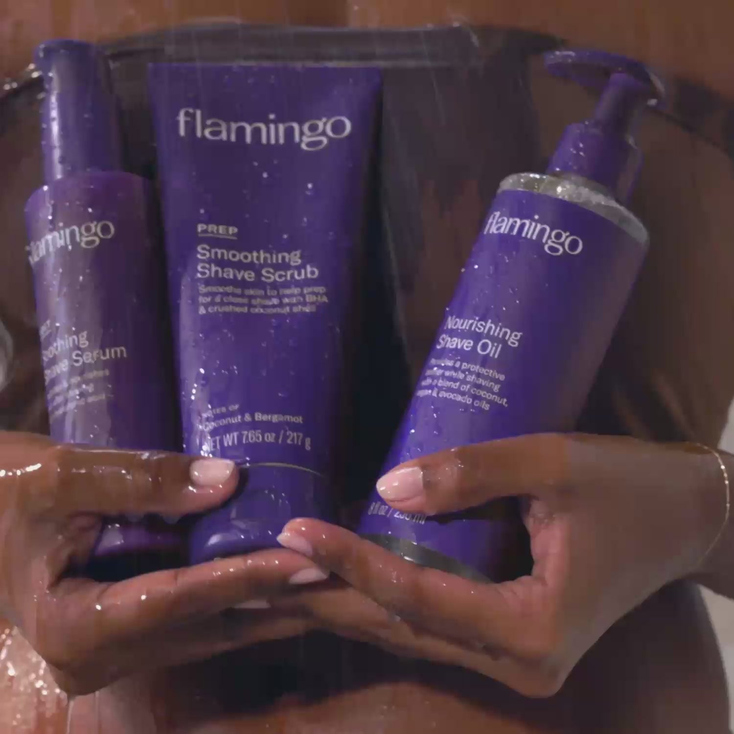 Glow Shave Collection – Flamingo