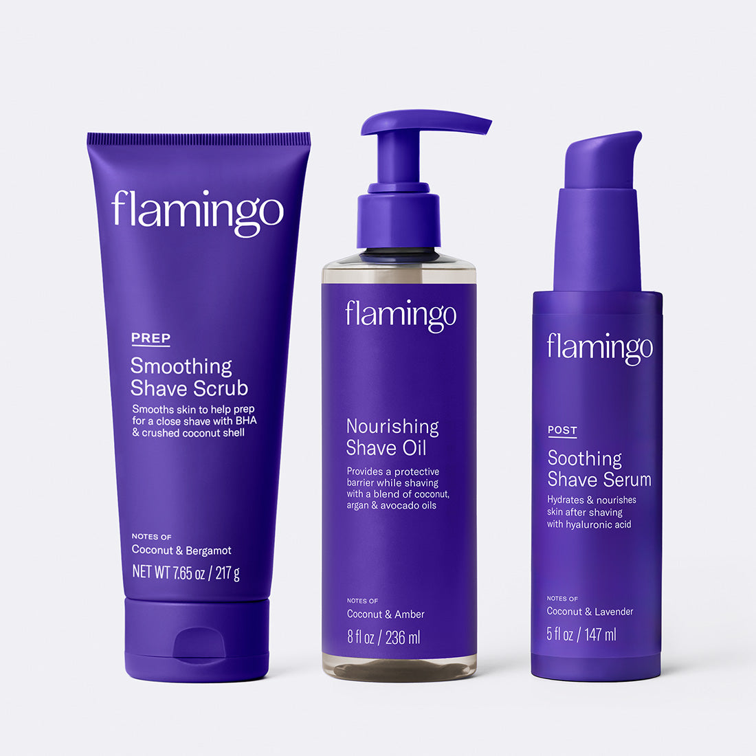 Glow Trio products on a white background.