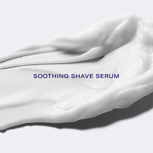 Close up of the Soothing Shave Serum's texture.