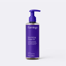Nourishing Shave Oil on a white background.